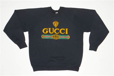 sweathsirt gucci|Gucci sweatshirt vintage.